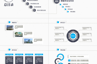 2019简约毕业论文答辩PPT模板