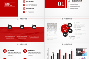 2019总结2018年度工作汇报总结ppt模板