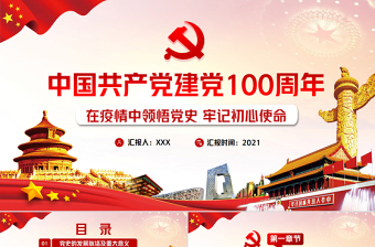 共产党党课建国100年ppt