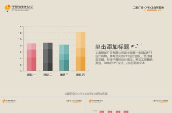 10页淡雅数据分析PPT图表-含多个ppt元素