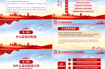 2021坚定不移做好新时代意识形态工作PPT党政风意识形态专题党课学习课件下载