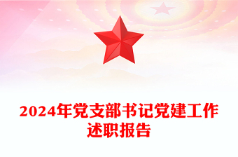 2024年党支部书记党建工作述职报告下载