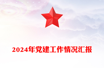 2024年党建工作情况汇报下载