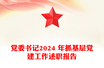 党委书记2024 年抓基层党建工作述职报告下载