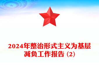 2024年整治形式主义为基层减负工作报告下载 (2)