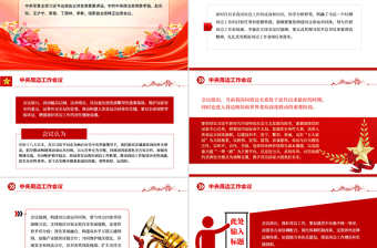 红色简洁中央周边工作会议PPT聚焦构建周边命运共同体课件下载