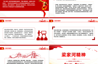 简洁风梁家河精神——青春奋斗的初心密码PPT课件下载