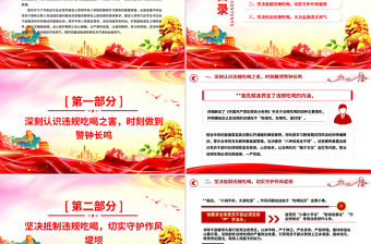 2025整治违规吃喝筑牢作风建设防线PPT党支部辅导党课