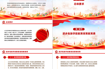 2025关于逐步推行免费学前教育的意见PPT课件