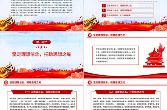 党政风年轻干部座谈会发言讲话PPT模板