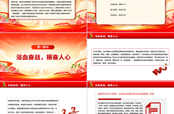 1940百团大战PPT纪念抗日战争胜利80周年系列课件下载