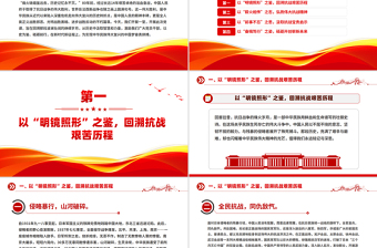 2025以史为鉴筑忠魂砥砺奋进谱新篇PPT抗战胜利80周年党课