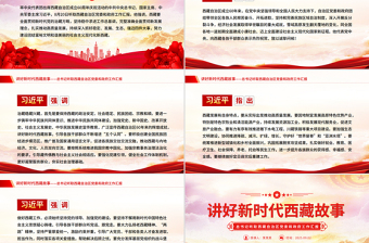 2025讲好新时代西藏故事PPT总书记重要讲话课件下载