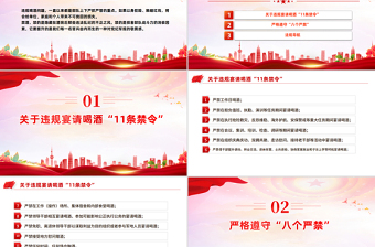 简洁大气部队禁酒令PPT军队管酒治酒工作宣传课件