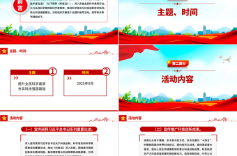 2025首个全国科普月PPT提升全民科学素质夯实科技强国基础课件