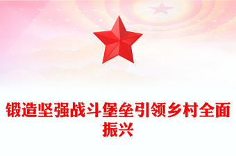 2025锻造坚强战斗堡垒引领乡村全面振兴PPT农村基层党组织党课下载(讲稿)