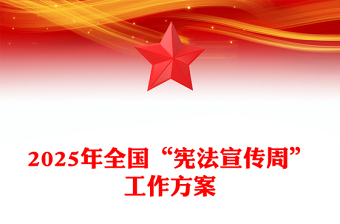 精品2025年全国“宪法宣传周”工作方案PPT课件下载(讲稿)