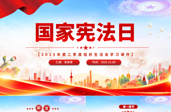 党政风国家宪法日PPT宪法知识学习课件